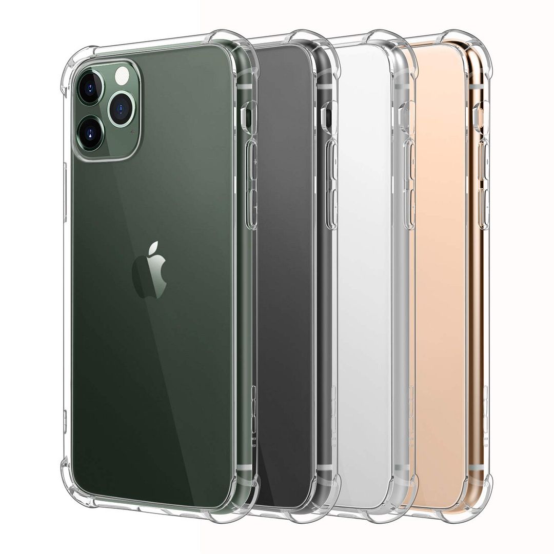 Shockproof Tough Gel Clear Case Cover For Apple Iphone Pro Max